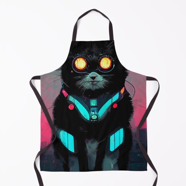 Item preview, CyberPunk Hacker Cat designed and sold by MilesJager.