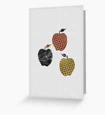 Scandinavian Apples Greeting Card