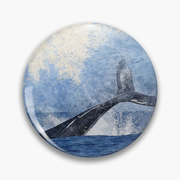 Item preview, Blue whale painting  designed and sold by Aysa Galaxy.
