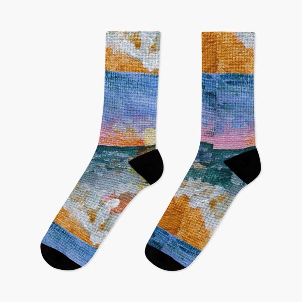 Item preview, Sunset Wave Painting designed and sold by lanettesart.