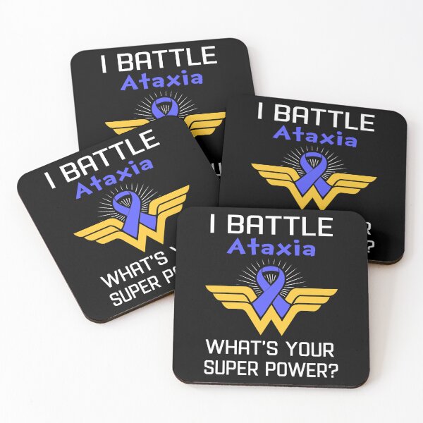 Item preview, I Battle Ataxia What's Your Super Power Support Ataxia Warrior Gifts  designed and sold by Sabfit.