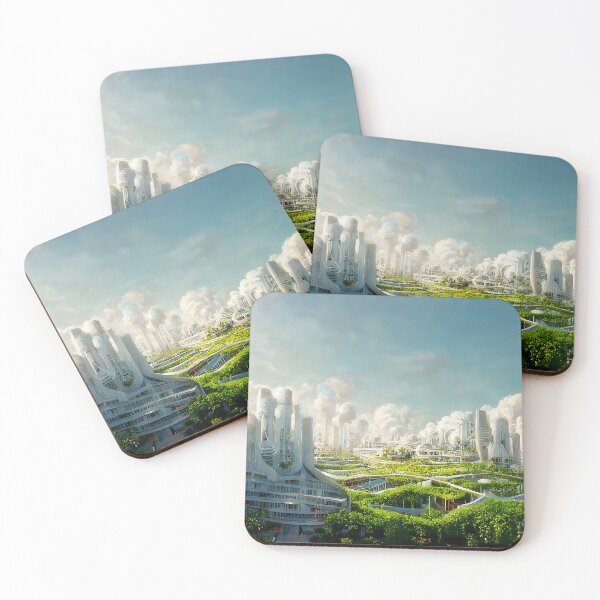 Item preview, Institute City of the Future - Futuristic Utopia Green Garden City - Fallout 4 Concept Art designed and sold by Nicky-Valentine.