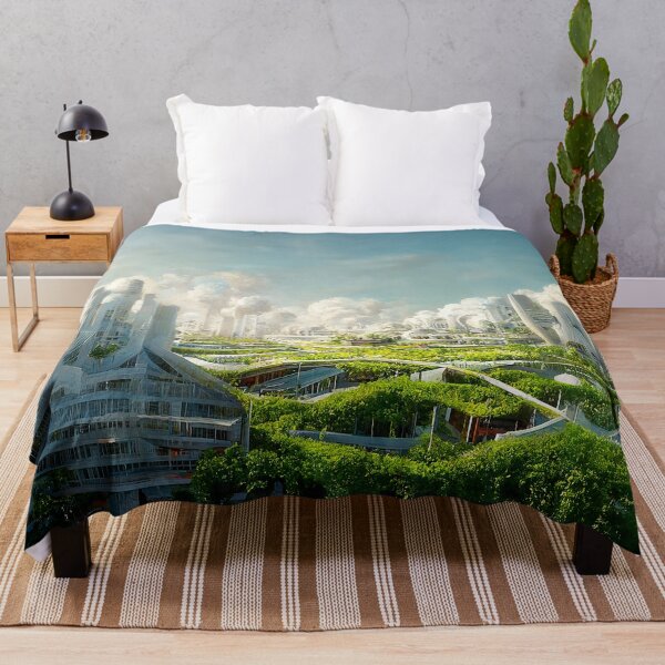 Item preview, Institute City of the Future - Futuristic Utopia Green Garden City - Fallout 4 Concept Art designed and sold by Nicky-Valentine.