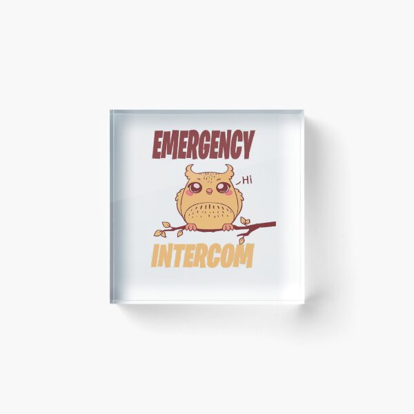 Item preview, emergency intercom          designed and sold by PaolasPixels.