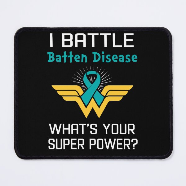 Item preview, I Battle Batten Disease What's Your Super Power Support Batten Disease Warrior Gifts  designed and sold by Sabfit.