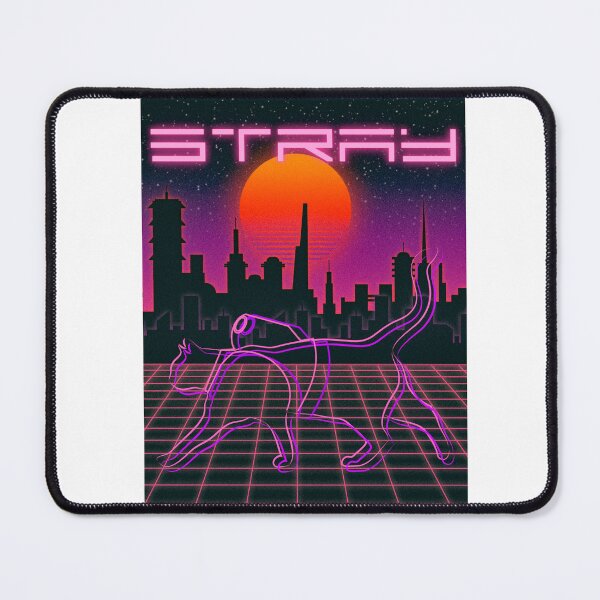 Item preview, stray cat vaporwave designed and sold by Actionage.