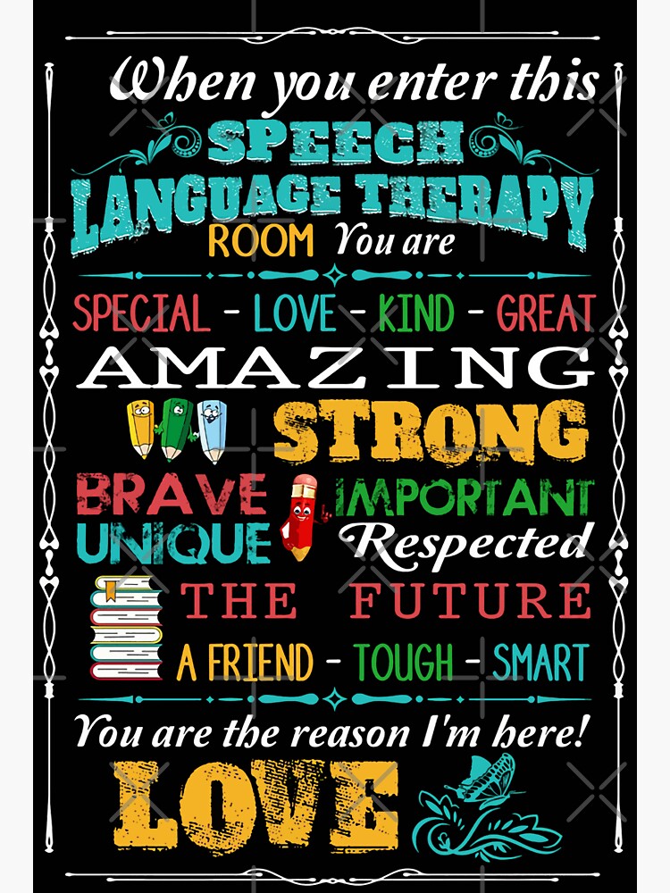 "speech language pathology meaning quotes" Sticker for Sale by