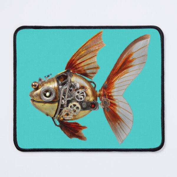 Item preview, Edsel the Steampunk Goldfish designed and sold by Angela Micheli Otwell.