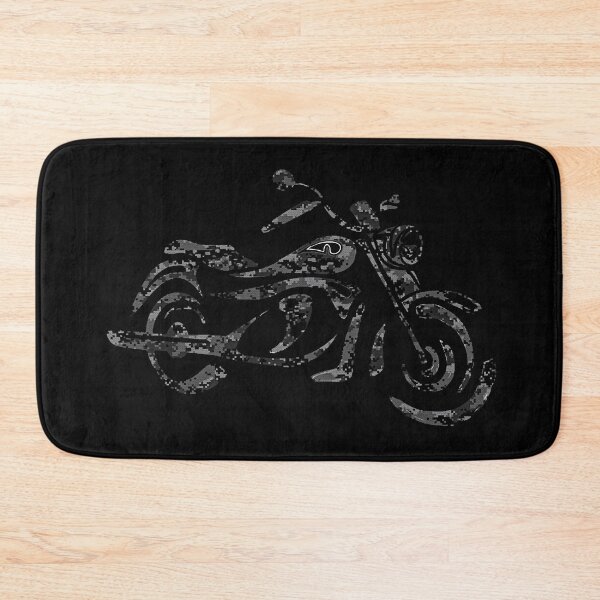 Item preview, MOTORCYCLE  BLACK CHARCOAL CAMO designed and sold by THE AMERICAN TEEVANGELIST.