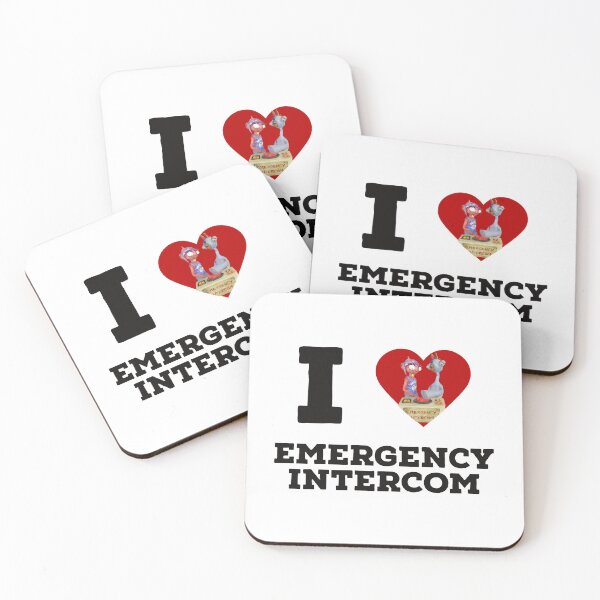 Item preview, i heart emergency intercom Copy designed and sold by PaolasPixels.
