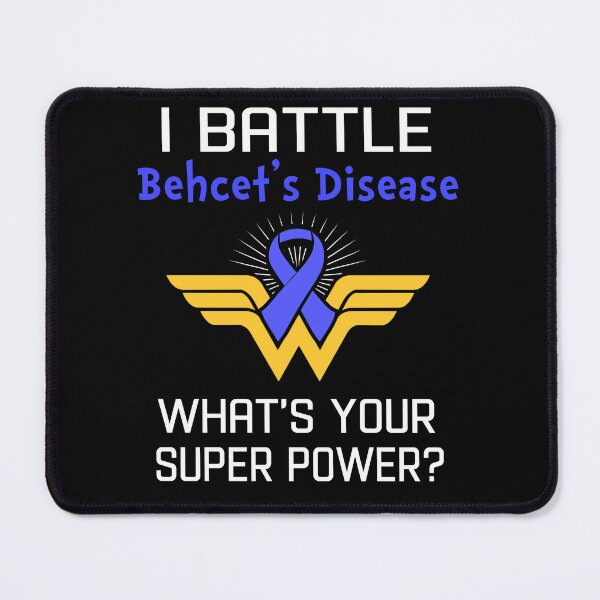 Item preview, I Battle Behcet's Disease What's Your Super Power Support Behcet's Disease Warrior Gifts designed and sold by Sabfit.