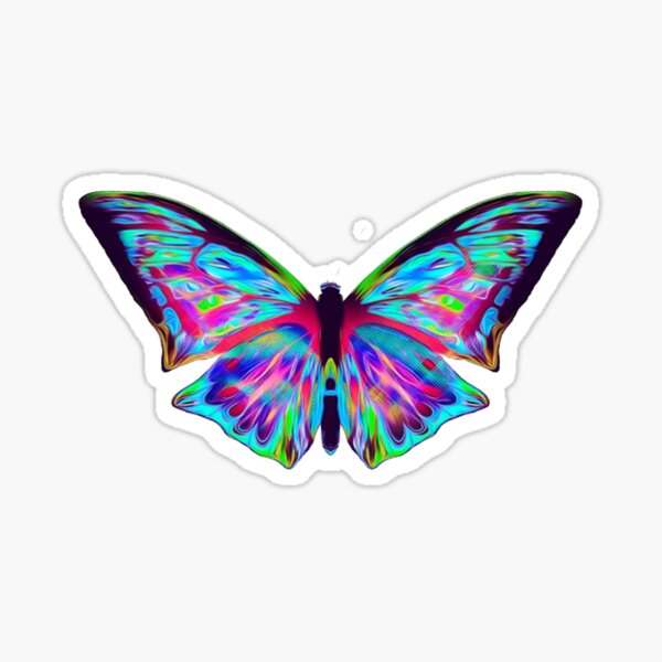 CROMO adesivi farfalla sticker butterfly NUOVO 