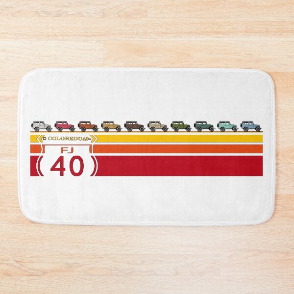 Item preview, Toyota FJ40 Land Cruiser Ivan Multi color - white designed and sold by Coloredo.