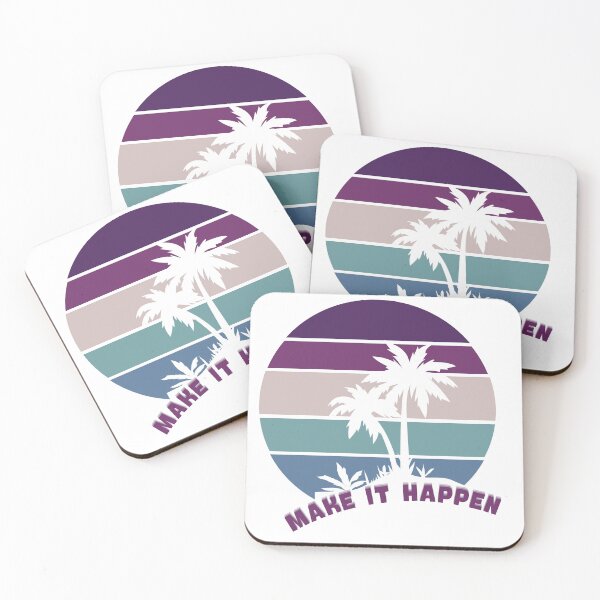 Item preview, Make It Happen - Vintage Hawaii Sunset - BEACH LOVE - Sunset Chaser designed and sold by Sun Sand & Sea Art.