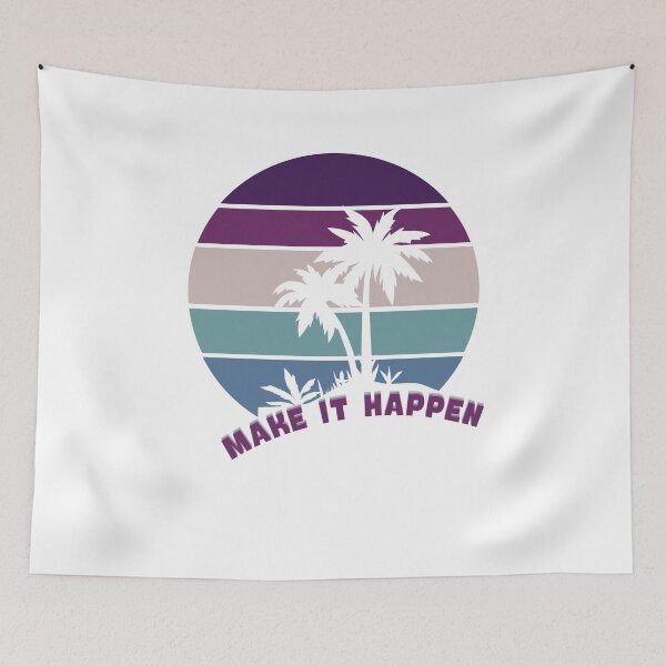 Item preview, Make It Happen - Vintage Hawaii Sunset - BEACH LOVE - Sunset Chaser designed and sold by Sun Sand & Sea Art.