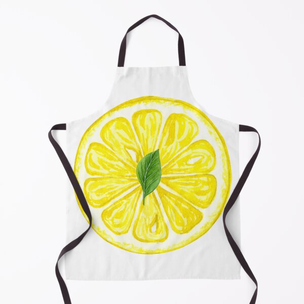 Item preview, Watercolor Lemon Slice with Lemon Leaf designed and sold by silviaol.
