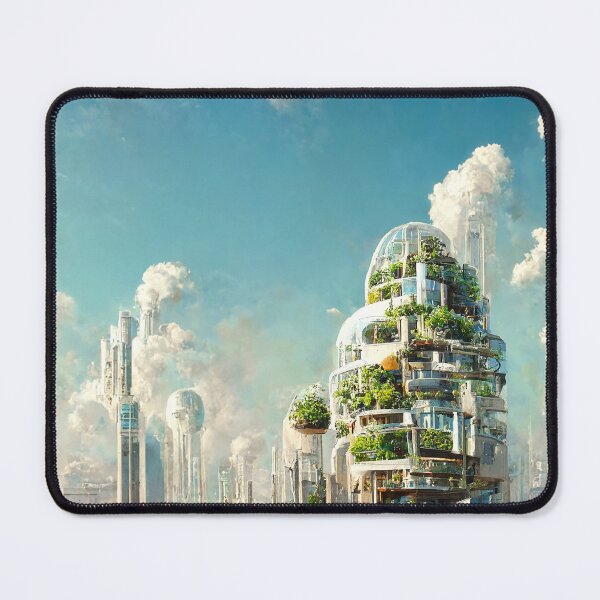 Item preview, Institute City of the Future - Futuristic Utopia Sustainability Green Garden Skyscraper City - Fallout 4 Concept Art designed and sold by Nicky-Valentine.