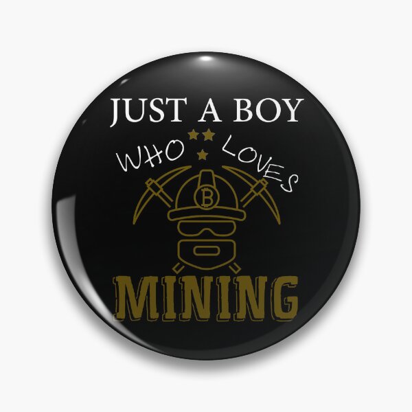 Item preview,  Just A Boy Who Loves Mining designed and sold by LilaDiams.