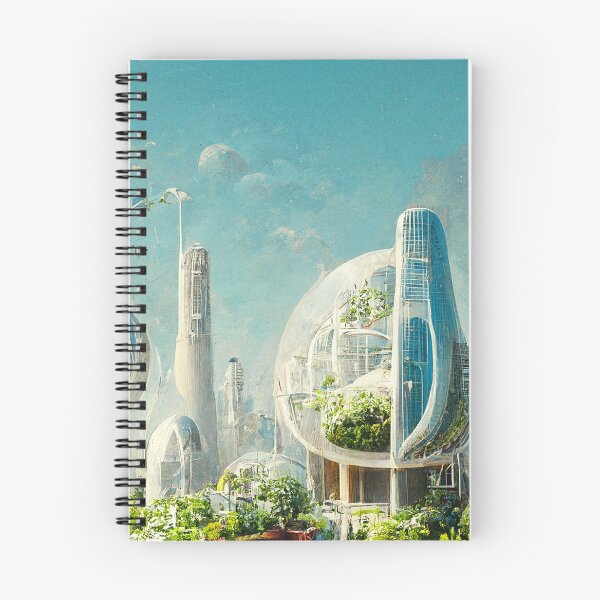 Item preview, Modern Institute City of the Future - Futuristic Utopia Sustainability Green Garden Skyscraper City - Fallout 4 Concept Art designed and sold by Nicky-Valentine.