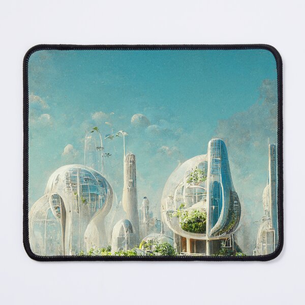 Item preview, Modern Institute City of the Future - Futuristic Utopia Sustainability Green Garden Skyscraper City - Fallout 4 Concept Art designed and sold by Nicky-Valentine.
