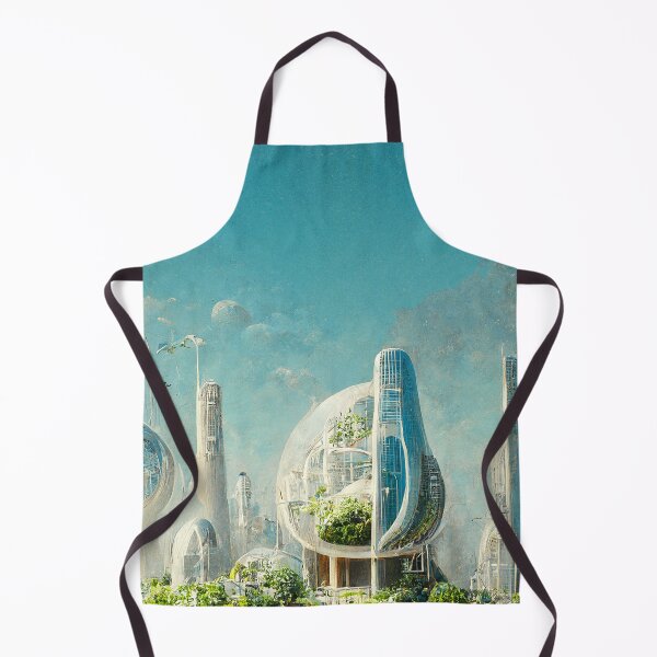 Item preview, Modern Institute City of the Future - Futuristic Utopia Sustainability Green Garden Skyscraper City - Fallout 4 Concept Art designed and sold by Nicky-Valentine.