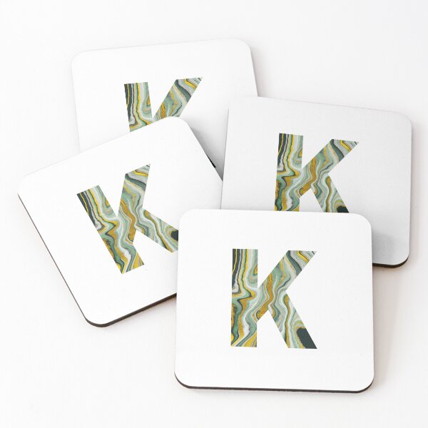 Item preview, Copy of The Letter K Marble Font designed and sold by smiledeer78.