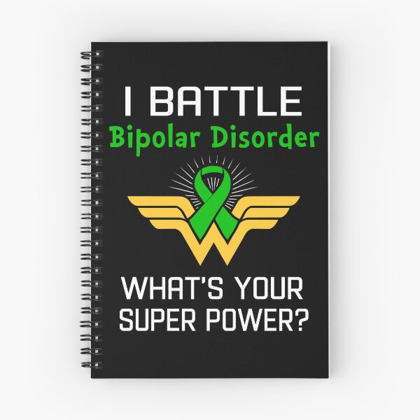 Item preview, I Battle Bipolar Disorder What's Your Super Power Support Bipolar Disorder Warrior Gifts designed and sold by Sabfit.