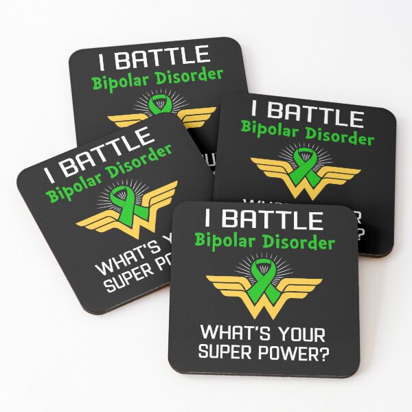 Item preview, I Battle Bipolar Disorder What's Your Super Power Support Bipolar Disorder Warrior Gifts  designed and sold by Sabfit.