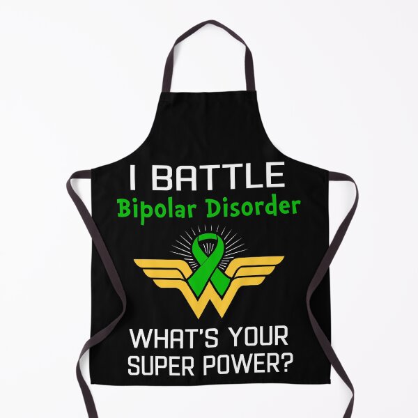 Item preview, I Battle Bipolar Disorder What's Your Super Power Support Bipolar Disorder Warrior Gifts designed and sold by Sabfit.