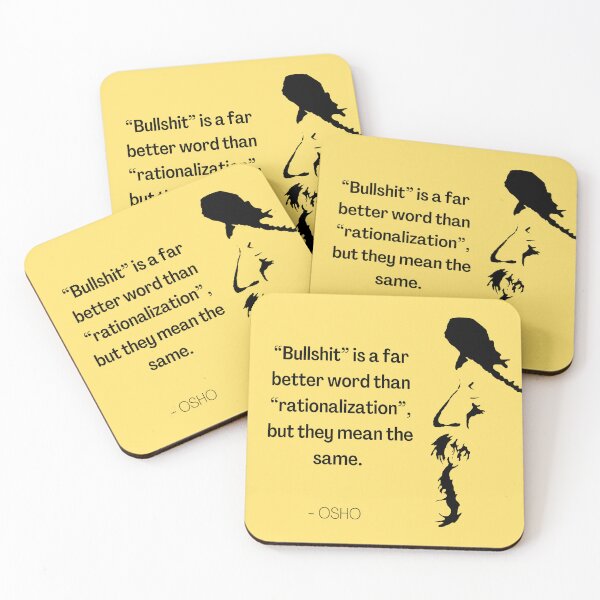 Item preview, Rationalization ... Osho Quote – To Turn You Outside In! - text design designed and sold by RetComly.