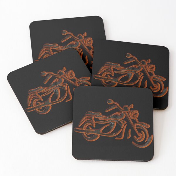 Item preview, MOTORCYCLE  H D  FIRE EMBERS designed and sold by THE AMERICAN TEEVANGELIST.