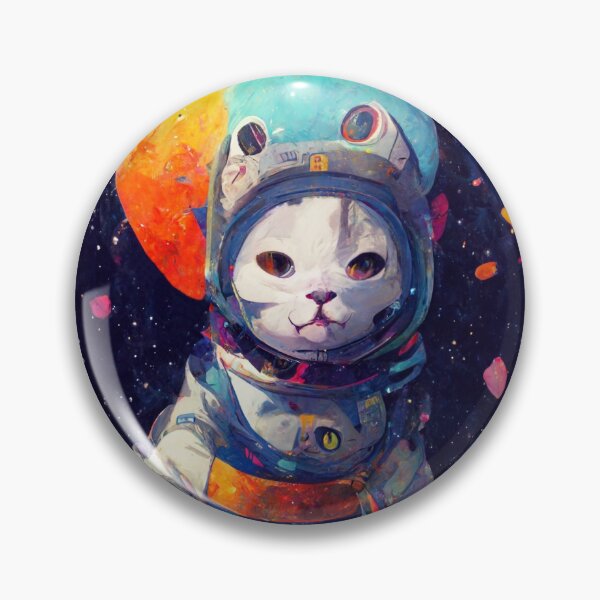 Item preview, Space Cat designed and sold by Poppy-ai.