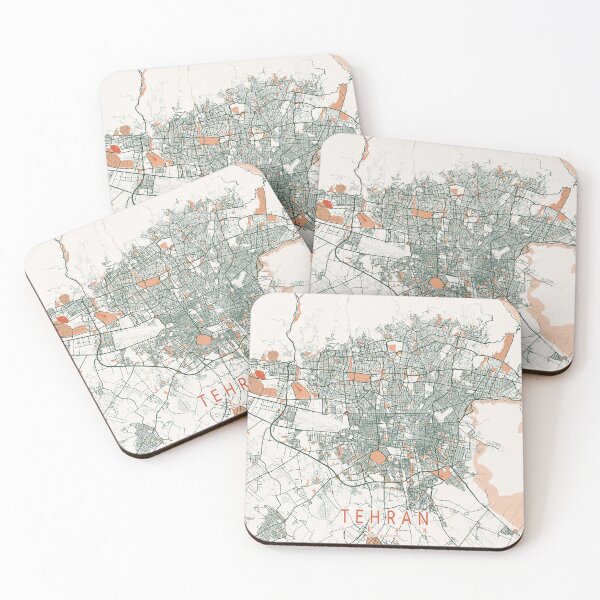 Item preview, Tehran City Map of Iran - Bohemian designed and sold by deMAP.