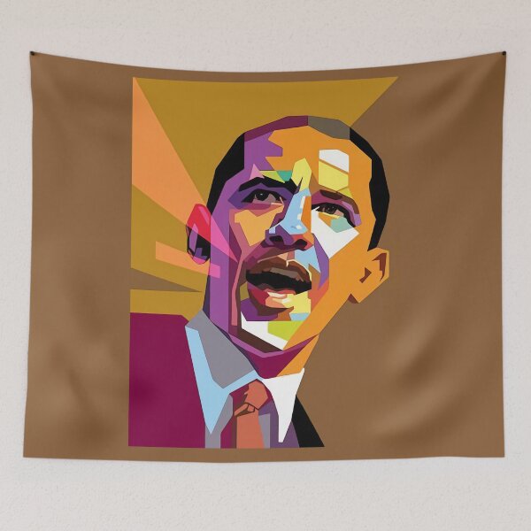 Aperçu de l'œuvre Barack Obama créée et vendue par PoliticsPrint.