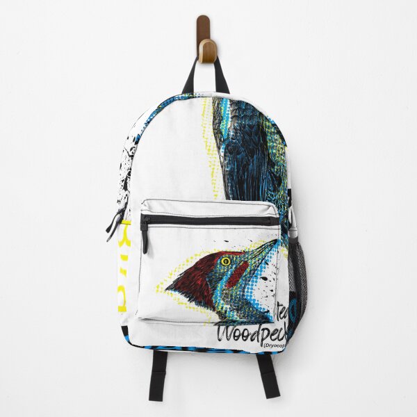 Item preview, Lineated Woodpecker bird, photographed and illustrated in the forests of colombia designed and sold by plumasycantos.