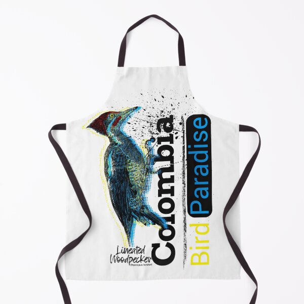 Item preview, Lineated Woodpecker bird, photographed and illustrated in the forests of colombia designed and sold by plumasycantos.