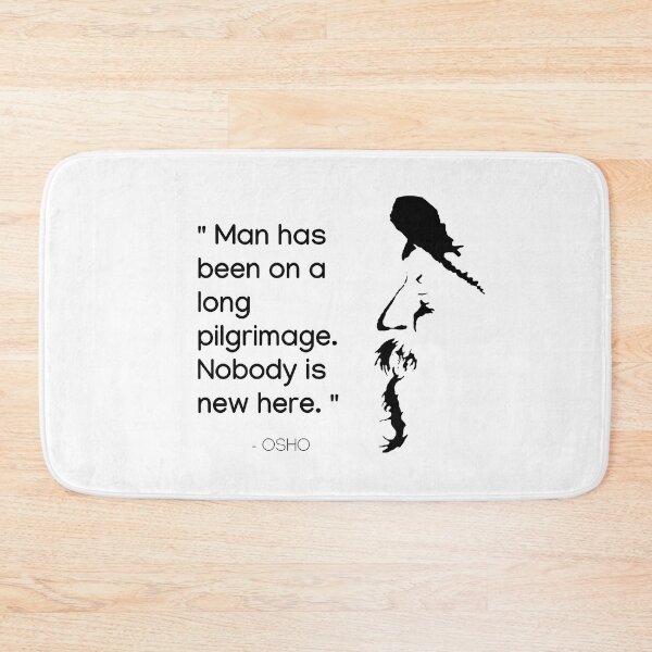 Item preview, Man has been on a long pilgrimage ... Osho Quote – To Turn You Outside In! - text design designed and sold by RetComly.