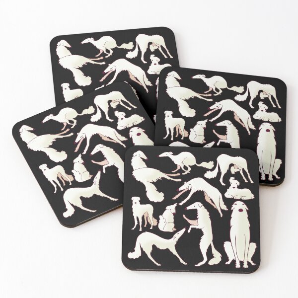 Item preview, The Shapes Of Borzois designed and sold by ghostcashew.