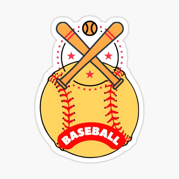 Baseball game Sticker
