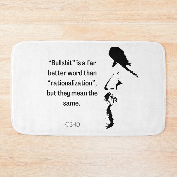 Item preview, Rationalization ... Osho Quote – To Turn You Outside In! - text design designed and sold by RetComly.
