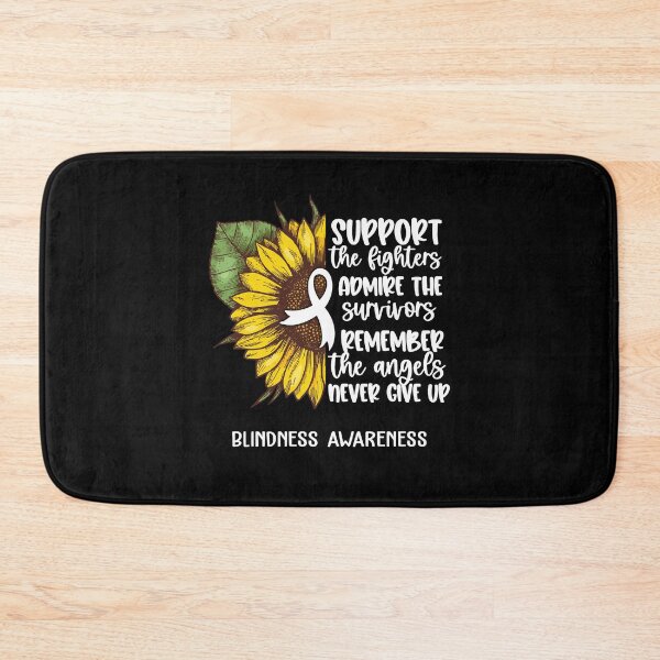 Item preview, Blindness Awareness - Support the Fighters Admire the Survivors Remember the Angels Never Give Up designed and sold by whlrcheryl.