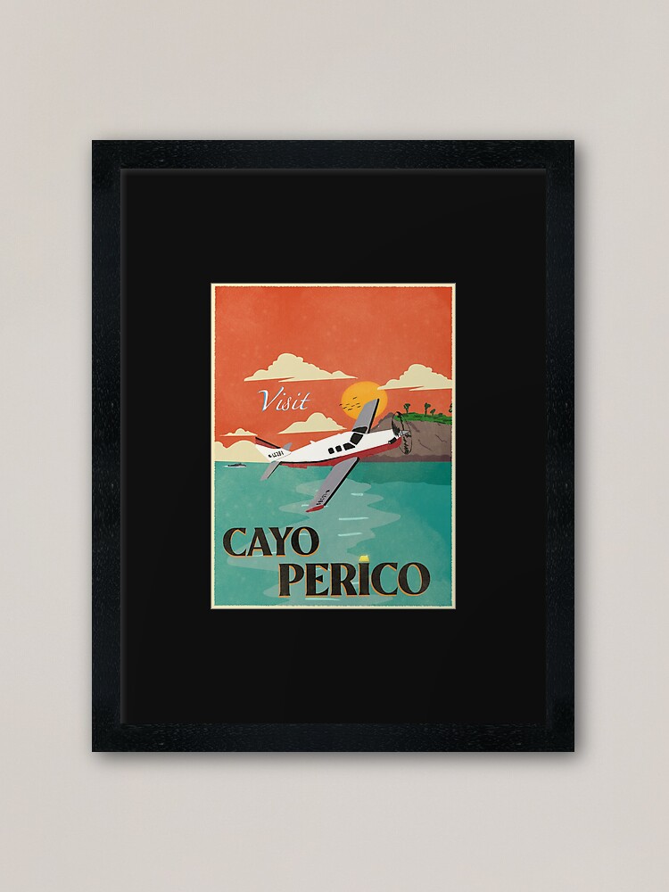 Visit Caya Perico - vintage poster- GTA V Online Heist Poster for Sale by  ChristmasDrunk