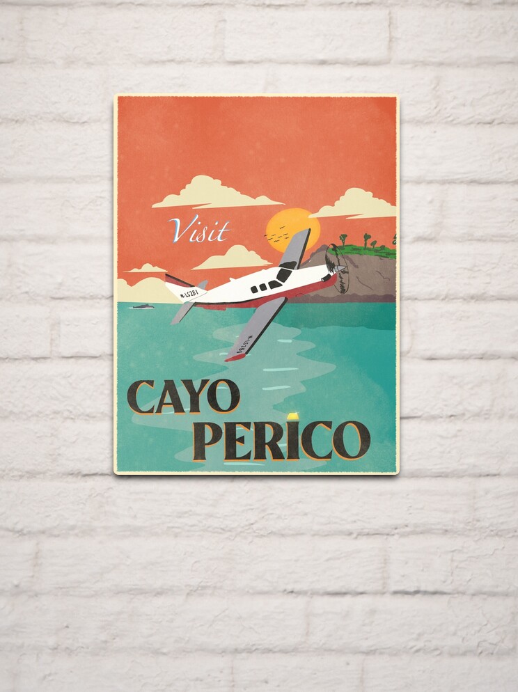 Visit Caya Perico - vintage poster- GTA V Online Heist Poster for Sale by  ChristmasDrunk