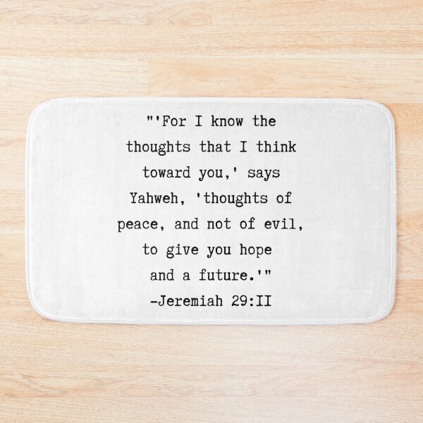 Item preview, Bible | Jeremiah 29.11 | ...to give you hope and a future designed and sold by WordsToArt.