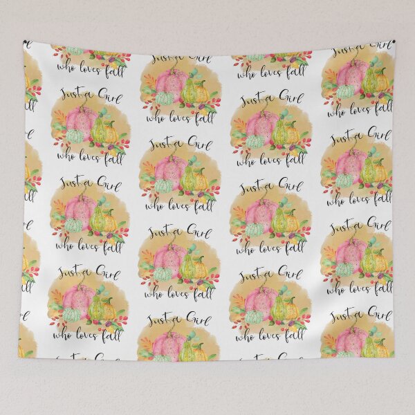 Item preview, Just a Girl Who Loves Fall- Fall Thanksgiving Gifts designed and sold by younghopes.
