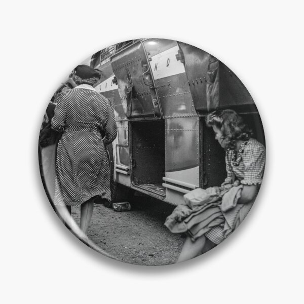 Item preview, Bus Stop Scene 1942 designed and sold by lobodelnoir.