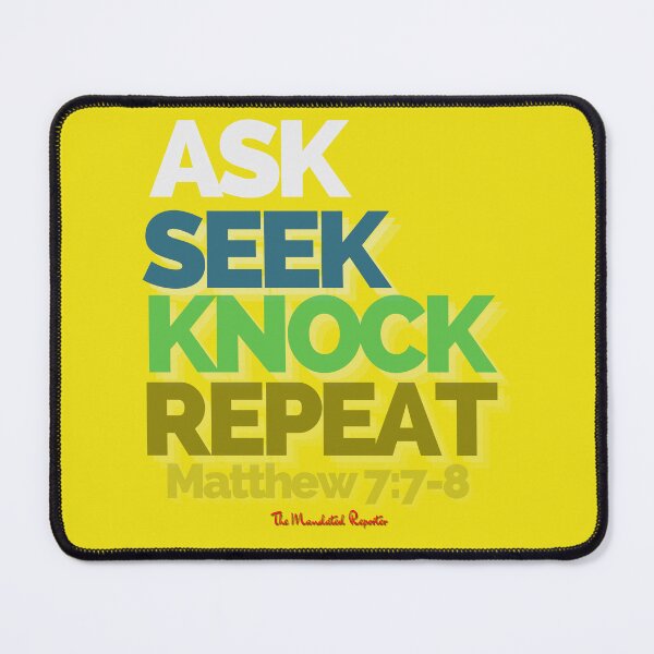 Item preview, Ask Seek, Knock Repeat - Banana Yellow designed and sold by TheReporter1.