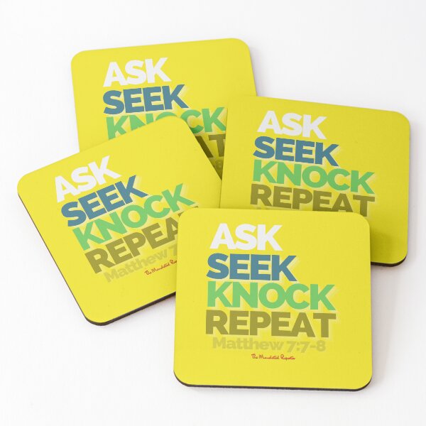 Item preview, Ask Seek, Knock Repeat - Banana Yellow designed and sold by TheReporter1.