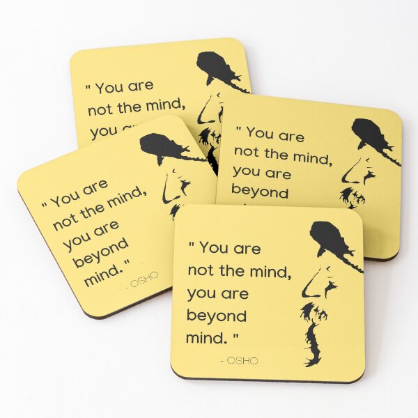 Item preview, You are not the mind, you are beyond mind ... Osho Quote – To Turn You Outside In! - text design designed and sold by RetComly.