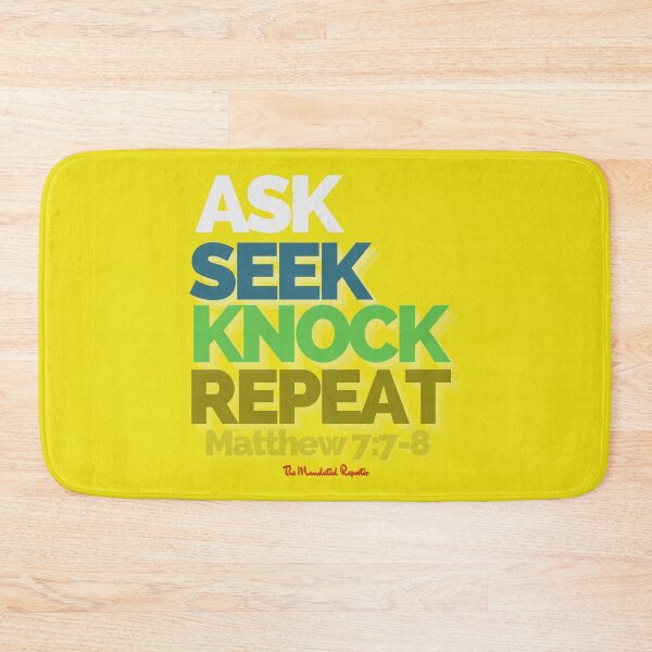 Item preview, Ask Seek, Knock Repeat - Banana Yellow designed and sold by TheReporter1.